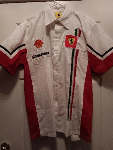 Vintage 1996 Ferrari White Official Team Formula One F1  Shell Size XL Cover