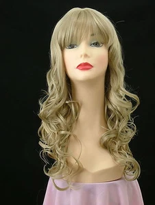 Super lange Perücke wunderschöne Lockenperücke goldblond 25" C14 - Bild 1 von 3