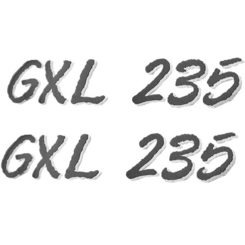 Glastron Båt Klistremerker Sticker 0572966 | GXL 235 Emblem (Pair)