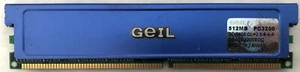 512MB GEIL DDR 400Mhz Desktop RAM Memory PC3200 DDR400 - Picture 1 of 2