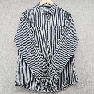 Camisa Heritage 1981 con botones para hombre L multicolor a rayas cuello mangas largas Foto 1 de 4