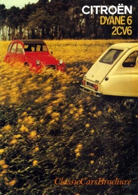 Brochure Depliant Citroen Dyane 6 - 2CV 6 incl. Charleston 1982 Italiano 16 pag - Immagine 1 di 4