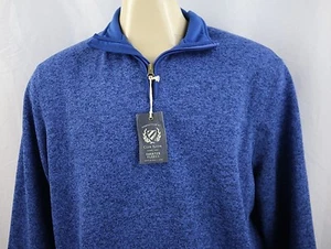 NEW Club Room Men's 1/2 Zip Classic Fleece Sweater Size XL - Picture 1 of 5