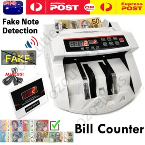 Bill Counter Money Cash Counter Machine Notes Counting Machine Automatic AU - Picture 1 of 9