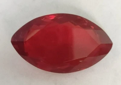 27.40 Ct Mozambique Blood Red Ruby Marquise Cut Loose Gemstone 4 Ring & Pendant - Image 1 of 4
