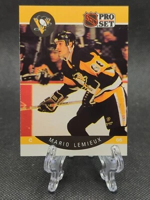 Mario LEMIEUX 1990-91 Pro Set #236 Pittsburgh Penguins Foto 1 de 2