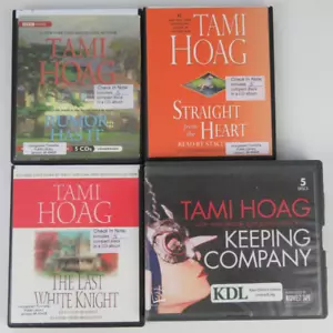 4 TAMI HOAG Audiobooks on CD Lot - RUMOR HAS IT Straight From Heart KEEPING COMP - Picture 1 of 14