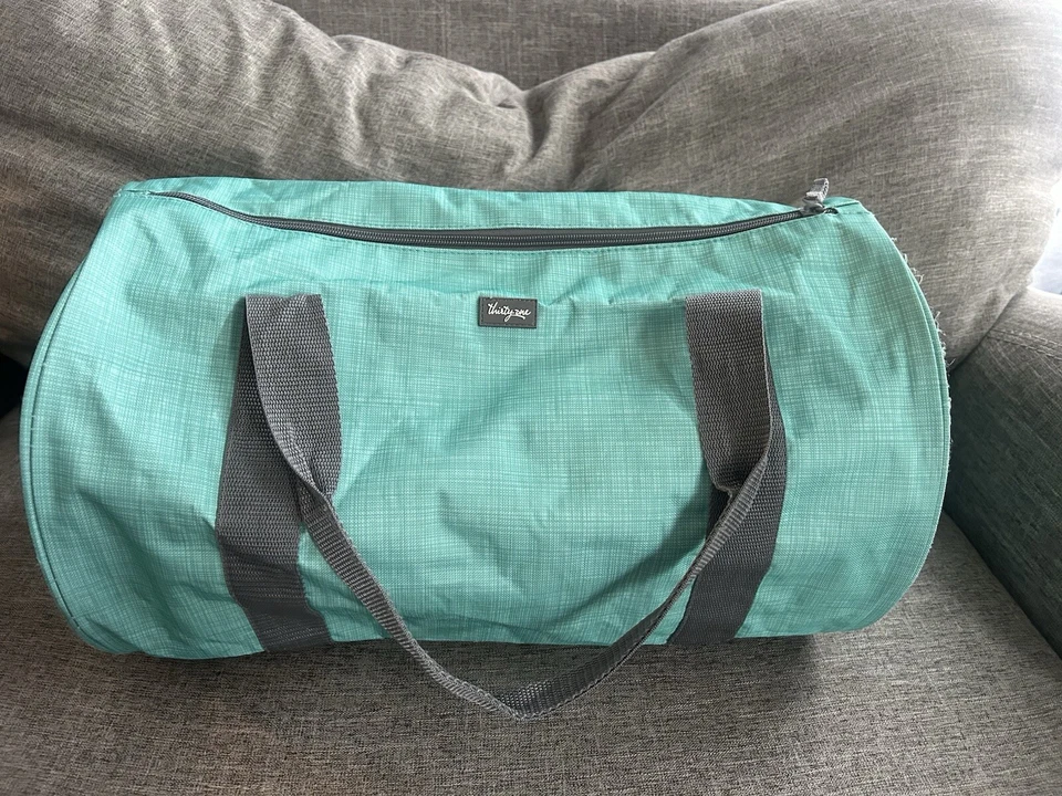 Bolso de Lona Thirty One Junior Rec Turquesa Cross Pop Gimnasio Viaje Foto 1 de 4