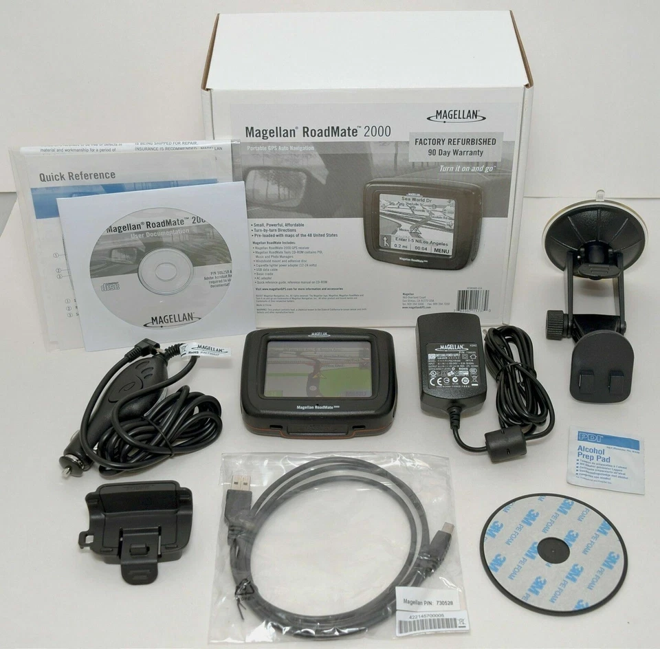 Magellan Roadmate 2000 GPS 3.5" LCD Touch Screen United States Factory Refurbish - Image 1 of 4