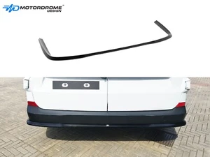REAR SPLITTER FOR VOLKSWAGEN TRANSPORTER T7 (WITHOUT MUDFLAPS) ABS GLOSS BLACK - Picture 1 of 6