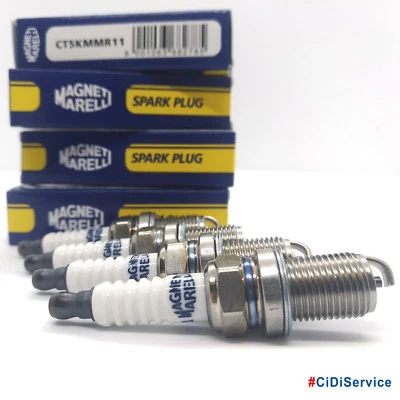 Kit 4 Bujías Magneti Marelli Mazda MX5 (NB) Hyundai Mitsubishi Para Micra Foto 1 de 4