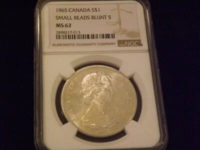 1965  $1                 Canada             NGC    MS 62 - Image 1 of 2