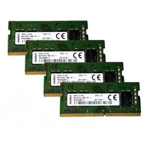 Kingston 4x 8GB 1RX8 PC4-21300 DDR4 2666V 1.2V SODIMM Laptop Memory RAM Intel - Picture 1 of 1