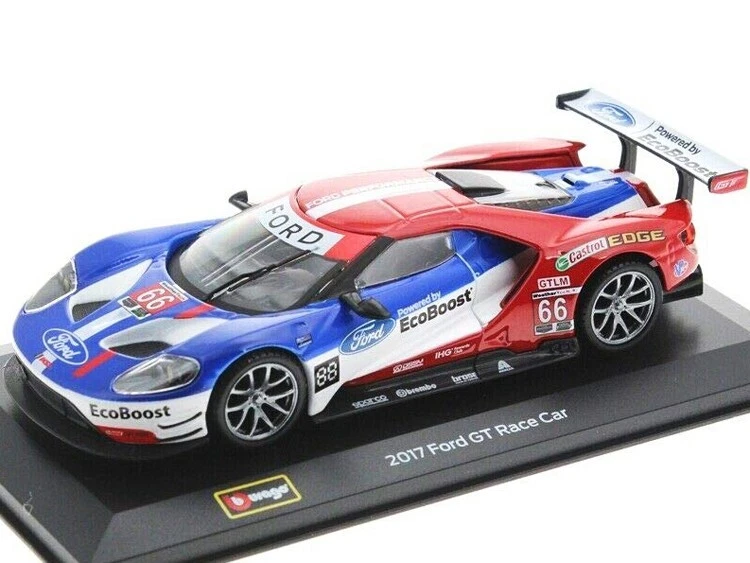 Ford GT 2017 equipo de autos de carreras Reino Unido 1/32 #66 rojo/azul/blanco 18-41159 Foto 1 de 1