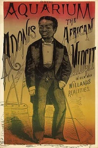 Freak Show Poster: "Royal Aquarium - Adonis the Midget" (c1885) — Fine Art Print - Picture 1 of 7
