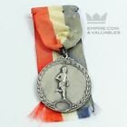 1920's Sterling Silver Track Medal & Ribbon University of Illinois *I