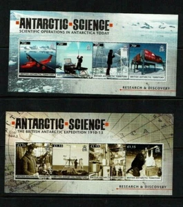 British Antarctic Territory: 2011, Antarctic Science, 3 M/sheets, MNH - Picture 1 of 2