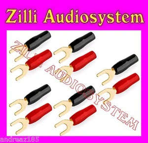 Forcelle dorate passo esterno 8,5 mm. PER CAVI fino a 8,5 mmq CONF. 10 PZ Nuove - Foto 1 di 1