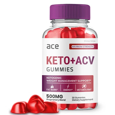 Ace Keto Gummies, Official Ace Keto ACV Gummies Max Strength (1 Pack) - Image 1 of 3