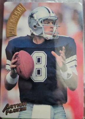 Football Cards - Troy Aikman Action Packed #20 from 1994 - Image 1 of 2