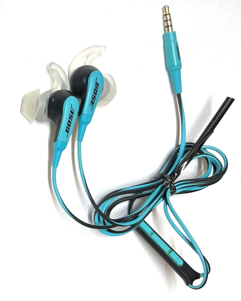 Bose - SIE2i Sport Earbud Headphones with Microphone - Blue - Image 1 of 1