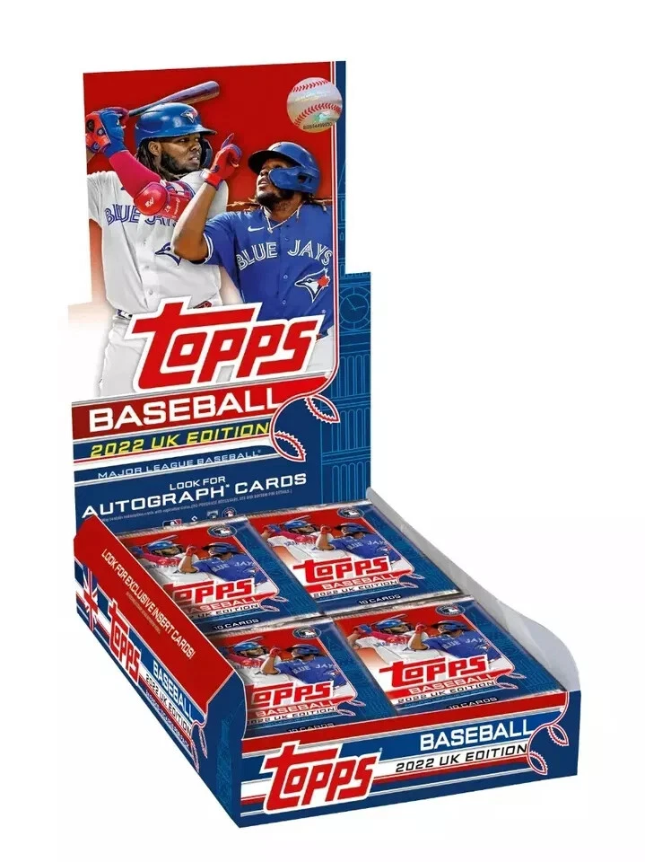 2022 Topps UK Edition MLB Baseball Hobby Box Factory Sealed Bobby Witt Jr. - Image 1 of 2