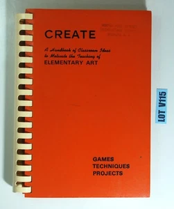 Create Handbook For Teaching Elementary Art By Platts 1966 BOOK LOT V115 - Bild 1 von 3