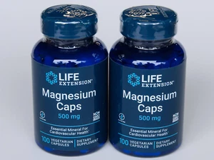 Magnesium 500 mg 2X100 Capsules Life Extension - Picture 1 of 3