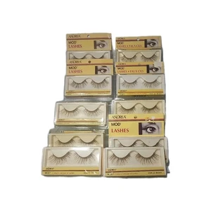 ANDREA Strip Lashes Style 23 - hellbraun natürlicher Look, weich & volles Volumen - Bild 1 von 4