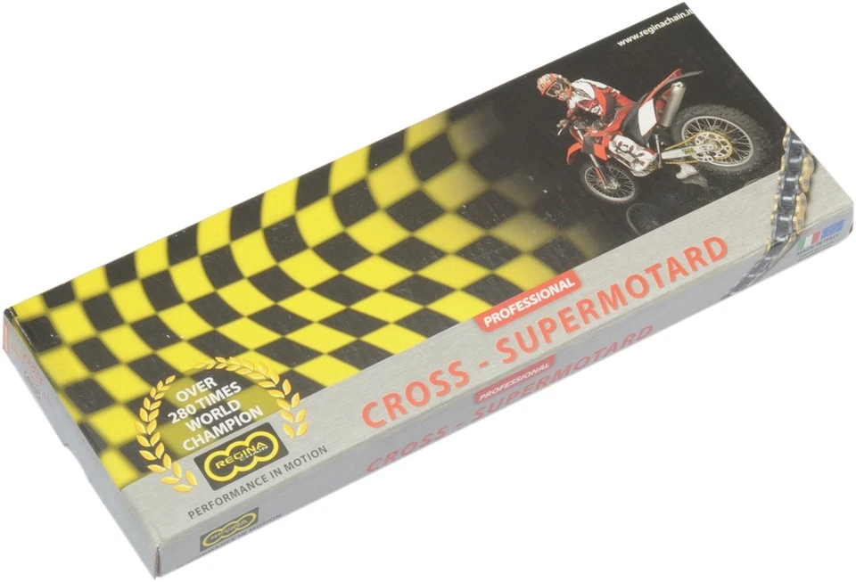 Eslabón de conexión con clip Regina para cadena serie profesional 428 RH2 dorado #26/12... Foto 1 de 1