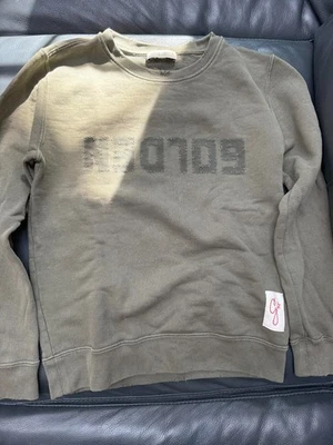 унисекс дети золотой гусь зеленый толстовка размер 8 совершенно новый без ярлыков - Изображение 1 из 4