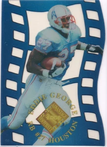 1996 Collector's Edge Advantage - Crystal Cuts Eddie George #CC 2 /5000 (RC) - Bild 1 von 2