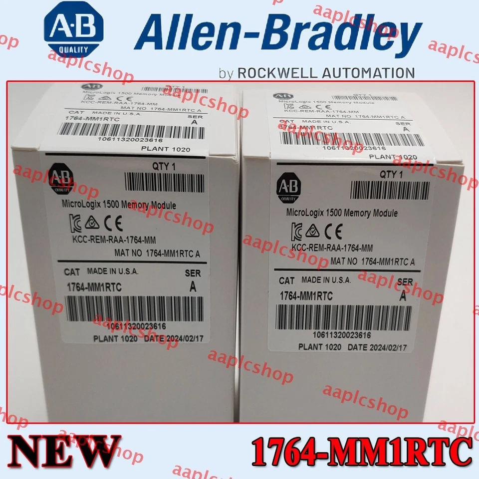 NEW PLC 1764-MM1RTC MicroLogix 1500 Memory for 1764-LRP or 1764-LSP CPU - Image 1 of 4