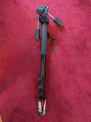 Manfrotto MVM500A Fluid Aluminium Monopod - Great condition - Image 1 of 4