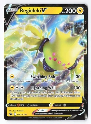 Regieleki V - SWSH280 - SWSH: Sword & Shield Promo Cards Promo Holo NM - Image 1 of 2
