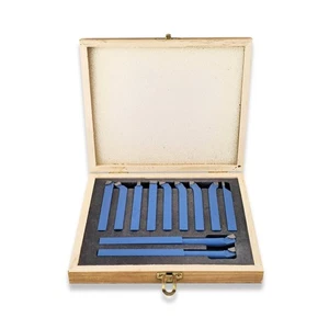 11PCS BRAZED BORING TURNING TOOL LATHE CUTTER SET 10MM RDGTOOLS↔ - Picture 1 of 7