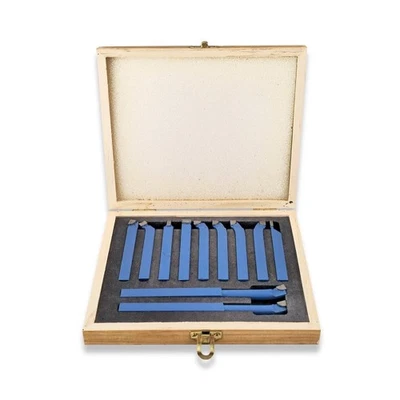 11PCS BRAZED BORING TURNING TOOL LATHE CUTTER SET 10MM RDGTOOLS↔ - Image 1 of 4