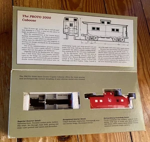 Proto 2000 HO Maglia Centrale CNJ Acciaio Cupola Centrale Caboose / #91506 / #8238 - Foto 1 di 4