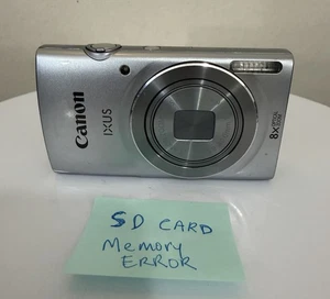 Canon IXUS 145 Digital Compact Camera 16MP 8X Optical Zoom Point & Shoot -Read- - Picture 1 of 8