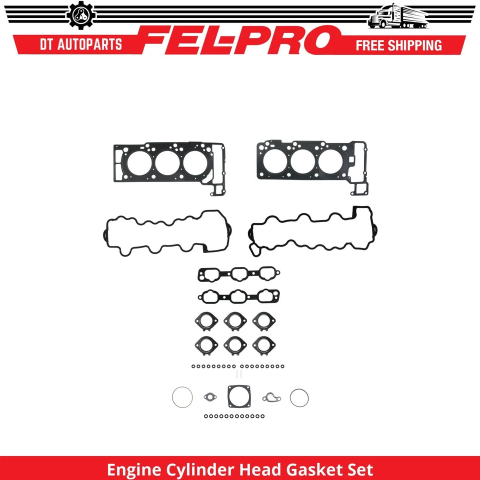 Para 1998-2005 Mercedes-Benz CLK320 3.2L V6 Eng conjunto de junta de cabeça de cilindro Fel-Pro - Imagem 1 de 1