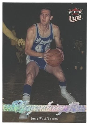 Jerry West Los Angeles Lakers 2007 espalda ultra en blanco #255 Foto 1 de 2