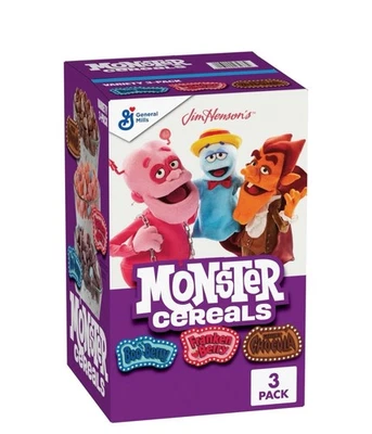 Paquete de cereales Monsters Muppet Variety Pack, 31,3 oz., paquete de 3 Foto 1 de 4