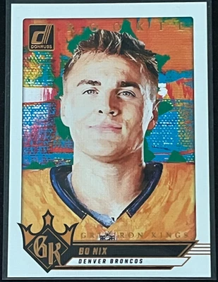2024 Donruss #6 Bo Nix Gridiron Kings Denver Broncos - Image 1 of 2