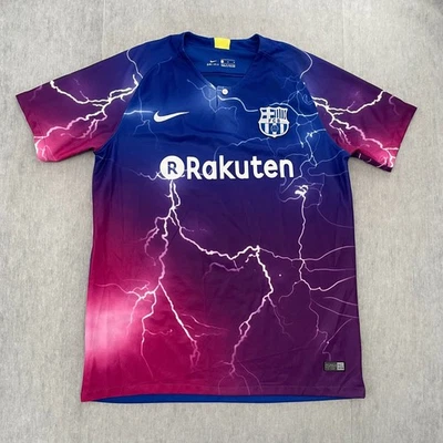 Camiseta Barcelona FCB Adulto Grande Azul Iluminación Luis Suárez Nike Fútbol Fútbol Foto 1 de 4