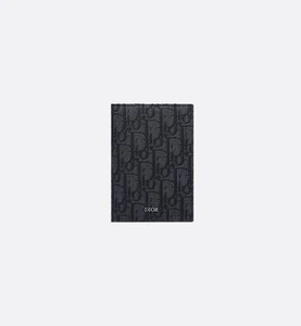 Christian Dior - Reisepasshülle - Schwarz Dior Oblique Jacquard  - Bild 1 von 5
