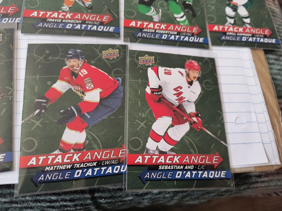 2025-26 tim Hortons upper Deck attack angle 10 card lot - Image 1 of 4
