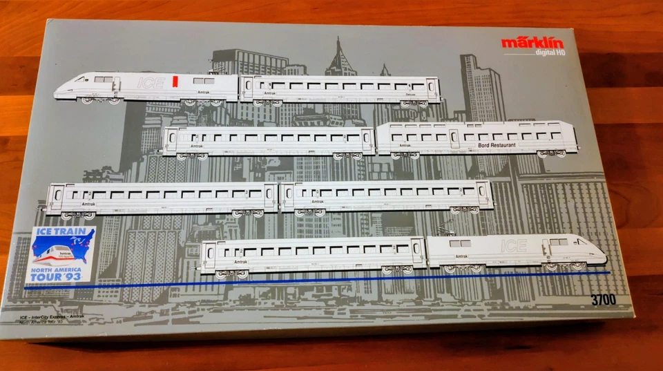 Märklin 3700 ICE-Triebwagenzug Amtrak Digital H0 OVP in limitierter Auflage - Bild 1 von 4