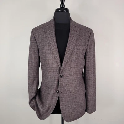 Ted Baker Blazer Mens 40R Gray Wool Blend Endurance Konan 2-Button Sport Coat - Image 1 of 4