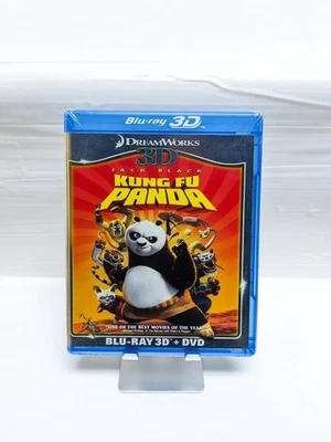 Kung Fu Panda 3D (Blu-ray 3D + DVD) Dreamworks Film RARE OOP BRAND NEW SEALED Foto 1 de 2