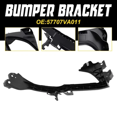 Soporte de soporte de esquina para parachoques delantero izquierdo negro para Subaru WRX STi 2015 2016 2017 Foto 1 de 4